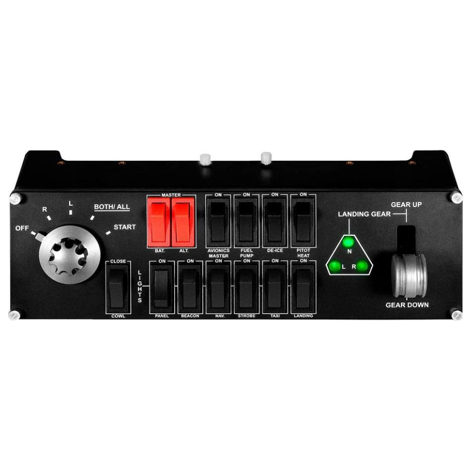 A large main feature product image of Logitech Flight Simulator Aircraft Switch Panel