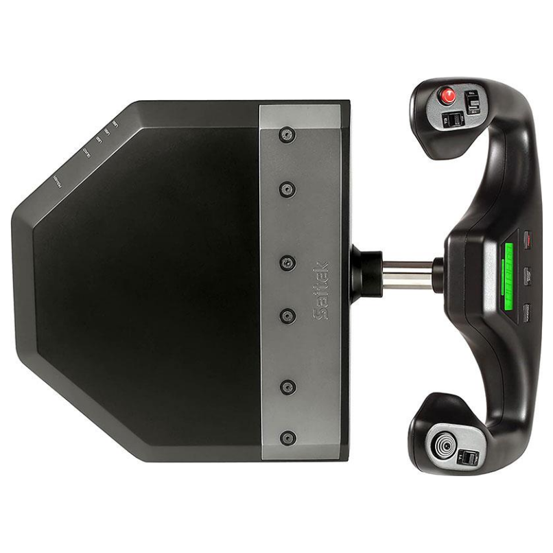 A large main feature product image of Logitech Flight Simulator Yoke System with Throttle Quadrant