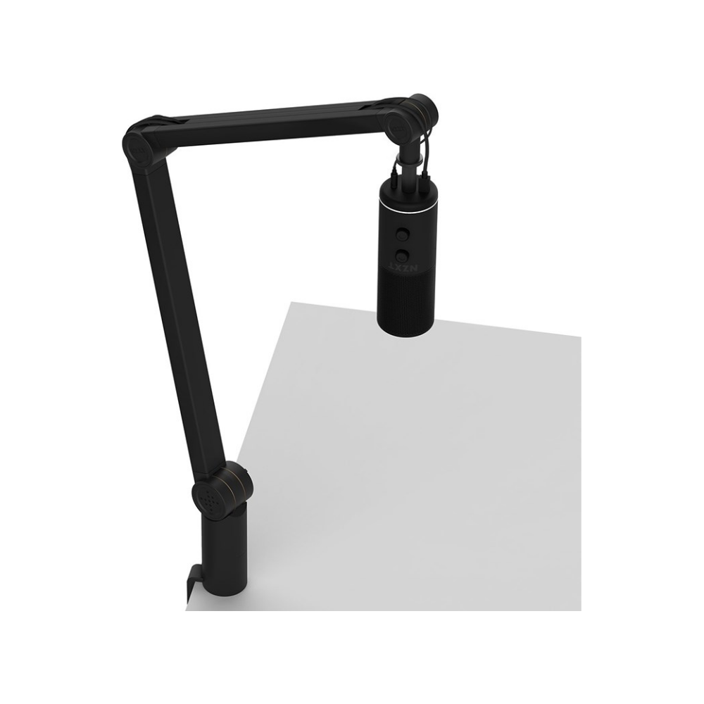 A large main feature product image of NZXT Microphone Boom Arm