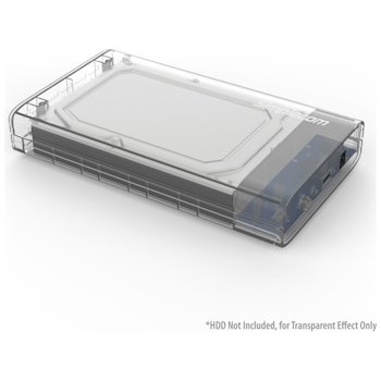 Product image of Simplecom SE301-CL 3.5" SATA to USB 3.0 Hard Drive Docking Enclosure - Clear - Click for product page of Simplecom SE301-CL 3.5" SATA to USB 3.0 Hard Drive Docking Enclosure - Clear
