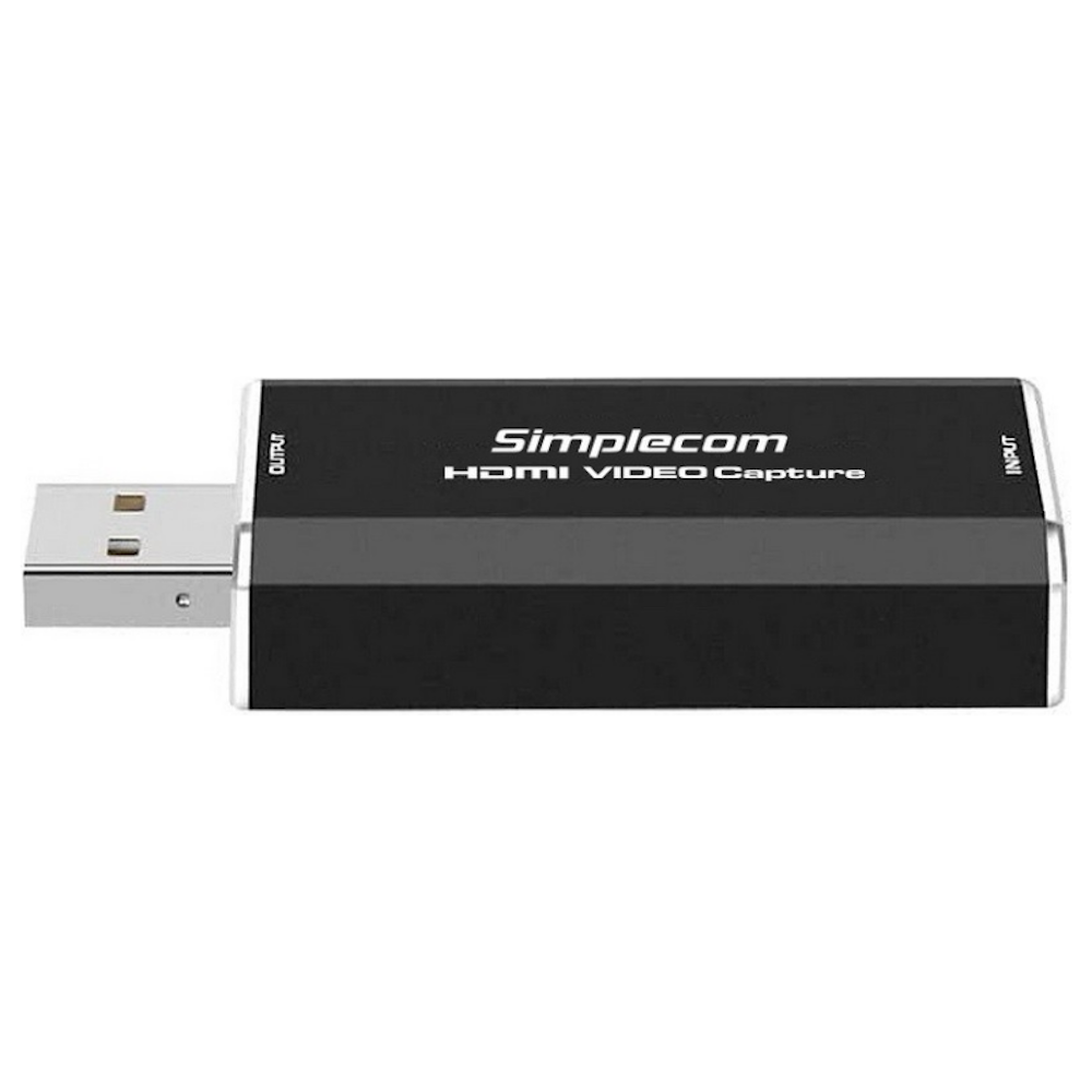 A large main feature product image of Simplecom DA315 HDMI to USB 2.0 Video Capture Card