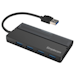 A product image of Simplecom CH329 Portable 4 Port USB 3.2 Gen1 (USB 3.0) 5Gbps Hub with Cable Storage
