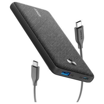 Product image of ANKER PowerCore Metro Slim 10000 PD - Black Fabric - Click for product page of ANKER PowerCore Metro Slim 10000 PD - Black Fabric