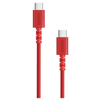 Product image of ANKER PowerLine Select+ 1.8m USB-C to USB-C 2.0 - Red - Click for product page of ANKER PowerLine Select+ 1.8m USB-C to USB-C 2.0 - Red