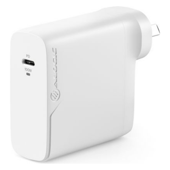 Product image of ALOGIC Rapid Power 100W GaN Charger w/ USB-C Charging Cable - Click for product page of ALOGIC Rapid Power 100W GaN Charger w/ USB-C Charging Cable