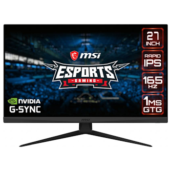 Product image of MSI Optix G273QF 27" QHD G-SYNC-C 165Hz 1MS IPS W-LED Gaming Monitor - Click for product page of MSI Optix G273QF 27" QHD G-SYNC-C 165Hz 1MS IPS W-LED Gaming Monitor