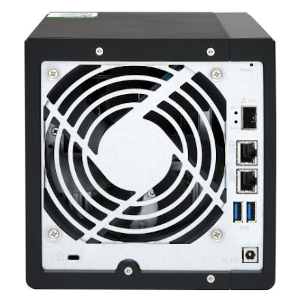 A large main feature product image of QNAP TS-431KX-2G 1.7GHz Quad Core 2GB 10GbE 4-Bay NAS Enclosure