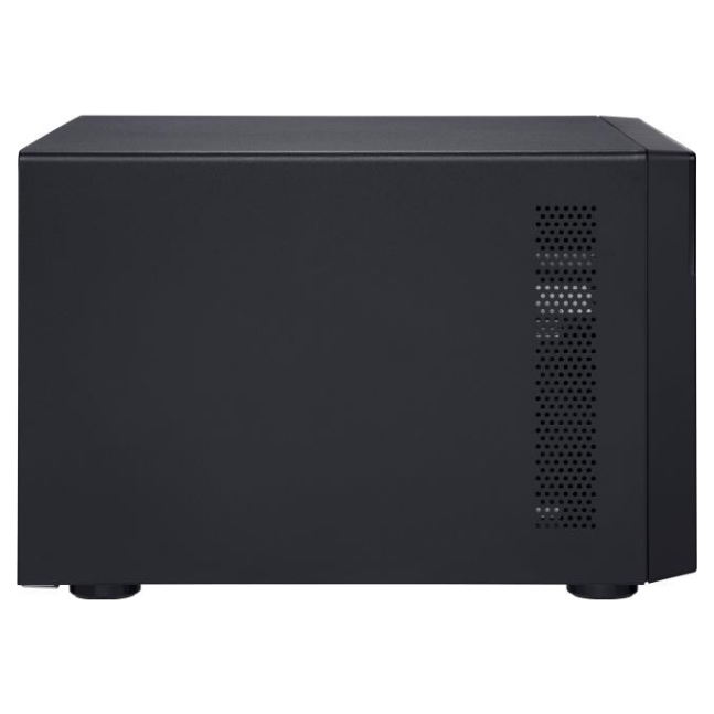 A large main feature product image of QNAP TVS-672XT 6-Bay NAS (3.1GHz Intel i3 4-Core, 8GB RAM, 10GbE)