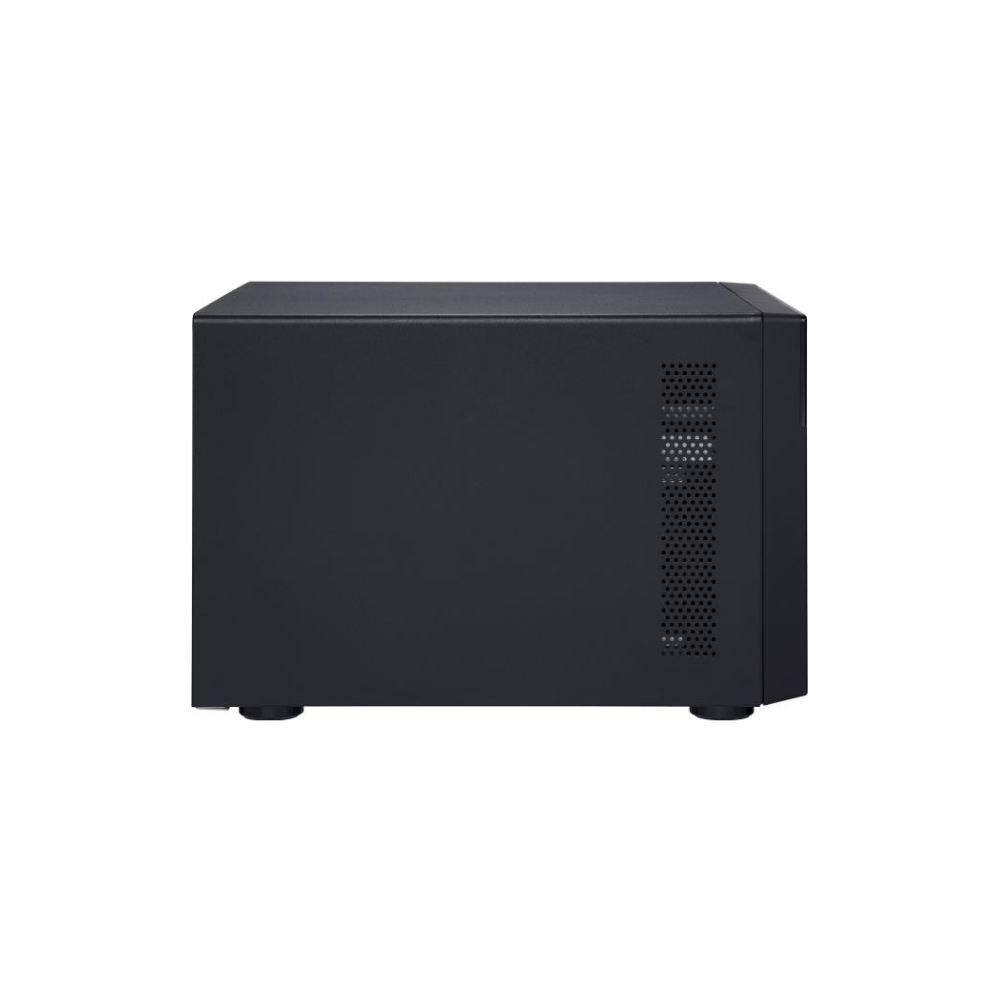 A large main feature product image of QNAP TVS-672XT 6-Bay NAS (3.1GHz Intel i3 4-Core, 8GB RAM, 10GbE)