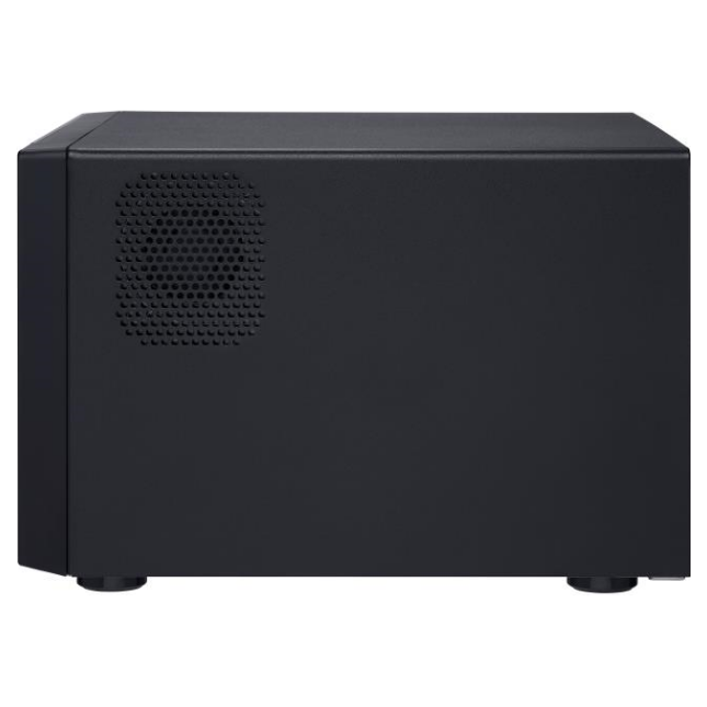 A large main feature product image of QNAP TVS-672XT 6-Bay NAS (3.1GHz Intel i3 4-Core, 8GB RAM, 10GbE)