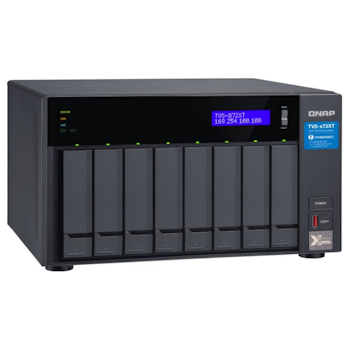 Product image of QNAP TVS-872XT 3.3GHz 16GB 8-Bay NAS Enclosure - Click for product page of QNAP TVS-872XT 3.3GHz 16GB 8-Bay NAS Enclosure