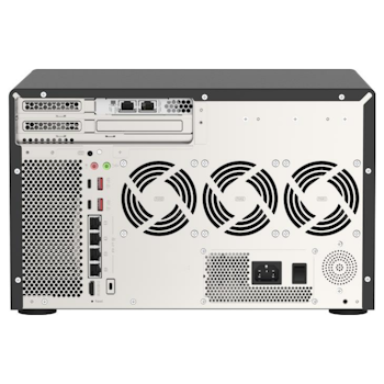 Product image of QNAP TVS-h1288X 4.7GHz 16GB 12-Bay NAS Enclosure - Click for product page of QNAP TVS-h1288X 4.7GHz 16GB 12-Bay NAS Enclosure