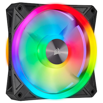 Product image of Corsair iCUE QL120 RGB 120mm PWM Single Fan - Click for product page of Corsair iCUE QL120 RGB 120mm PWM Single Fan
