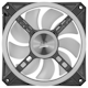 A small tile product image of Corsair iCUE QL120 RGB 120mm PWM Triple Fan with Lighting Node CORE