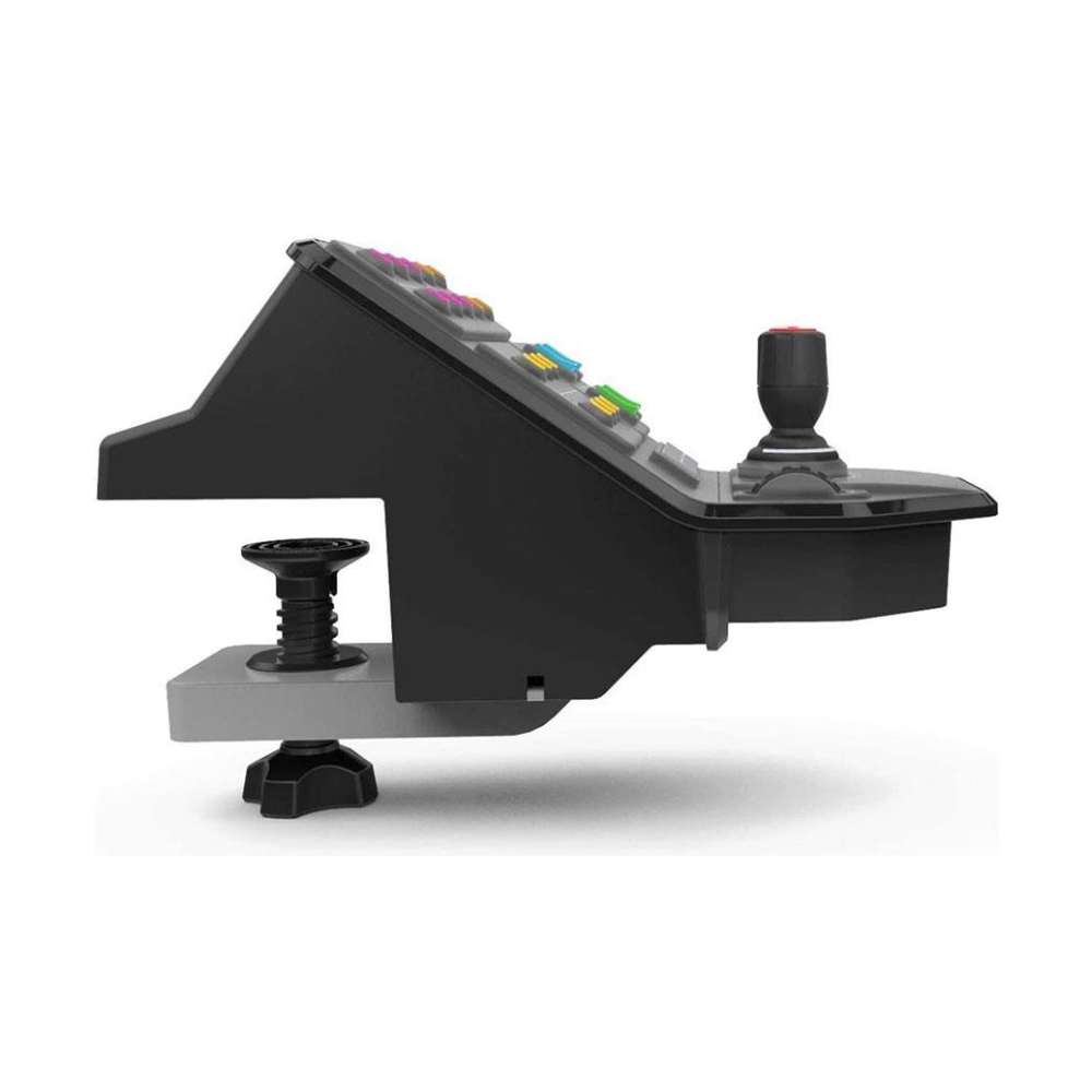 A large main feature product image of Logitech Farm Simulator Side Panel Control Deck