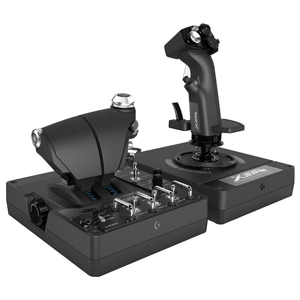 Logitech G X56 VR Simulator Compatible HOTAS Joystick