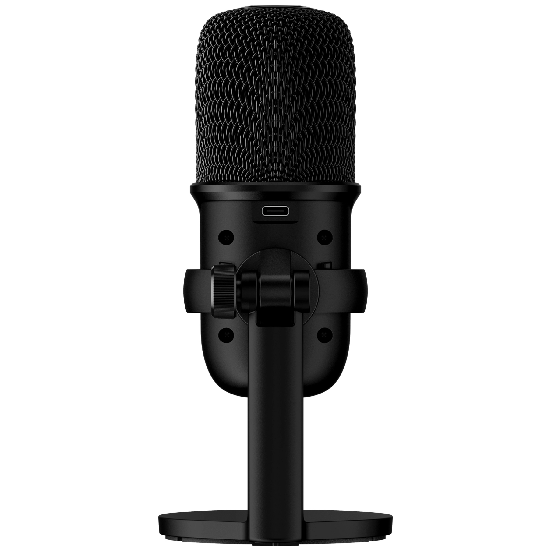 A large main feature product image of HyperX SoloCast - USB Condenser Microphone (Black)