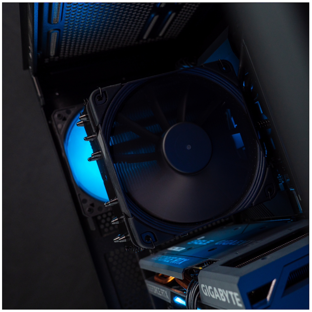 A large main feature product image of PLE Void RTX 3060 Ready To Go Gaming PC
