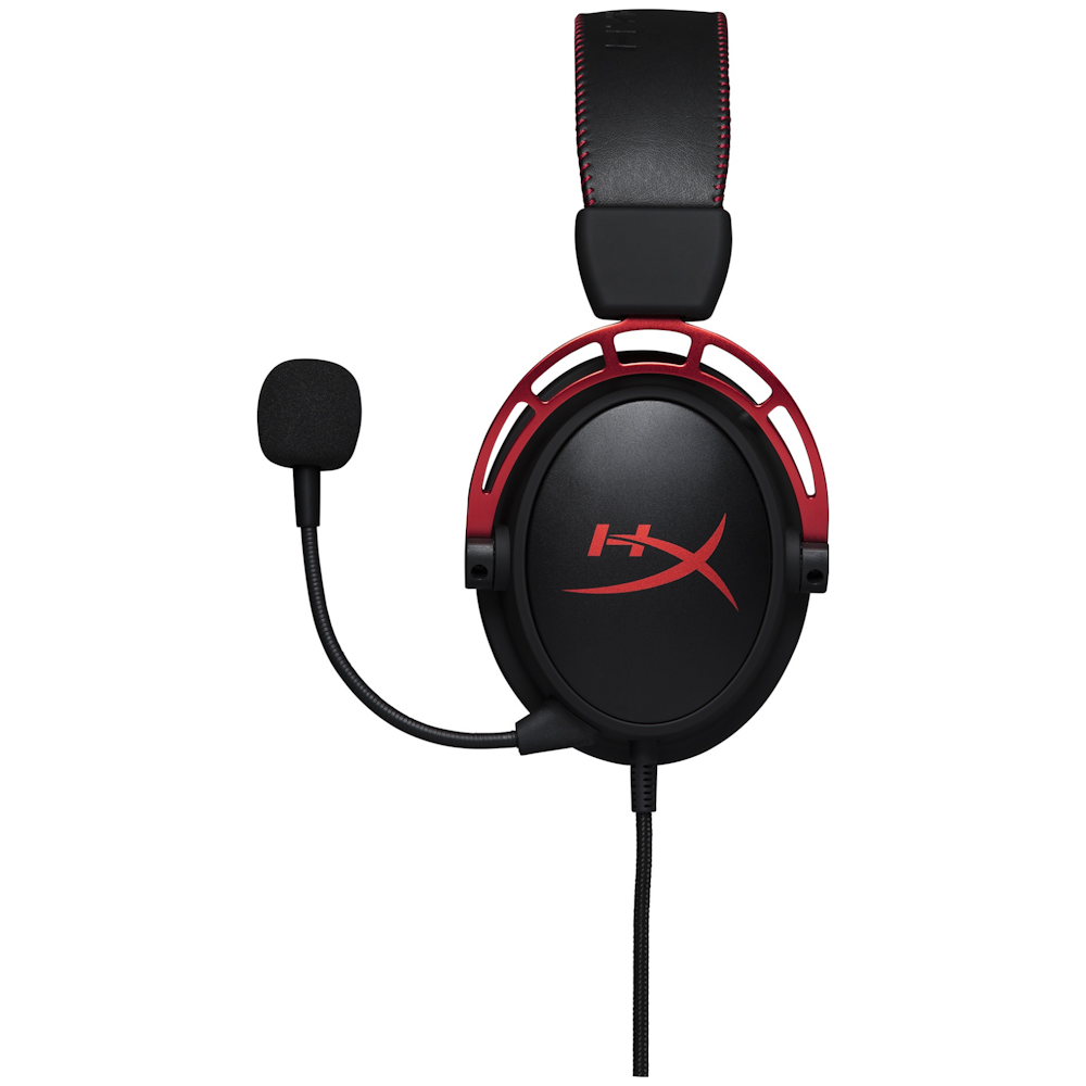 A large main feature product image of HyperX Cloud Alpha - Wired Gaming Headset