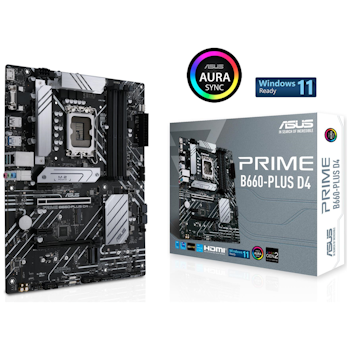 Product image of ASUS Prime B660-Plus DDR4 LGA1700 ATX Desktop Motherboard - Click for product page of ASUS Prime B660-Plus DDR4 LGA1700 ATX Desktop Motherboard