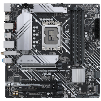 Product image of ASUS PRIME B660M-A WiFi DDR4 LGA1700 mATX Desktop Motherboard - Click for product page of ASUS PRIME B660M-A WiFi DDR4 LGA1700 mATX Desktop Motherboard
