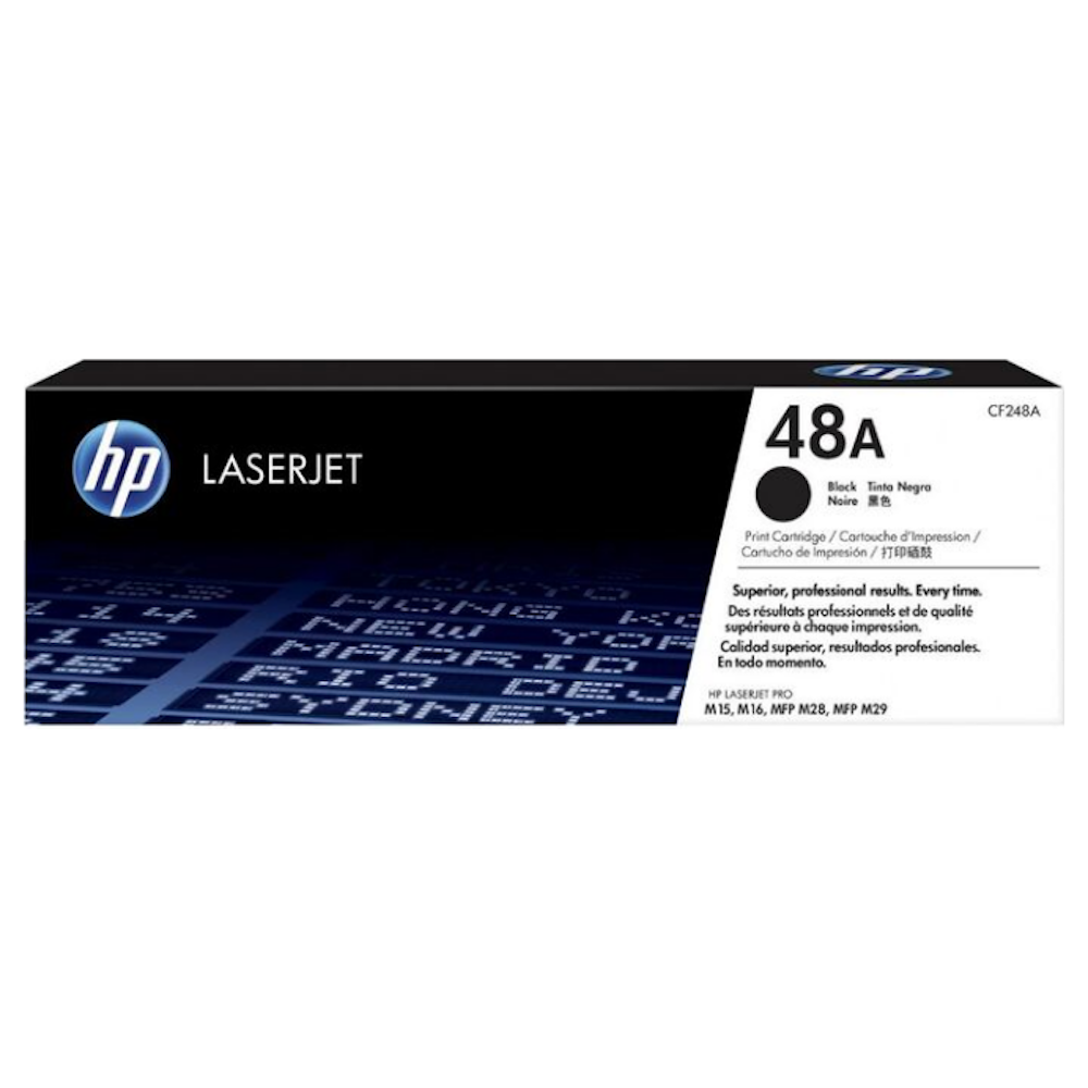 A large main feature product image of HP 48A LasterJet Toner - Black