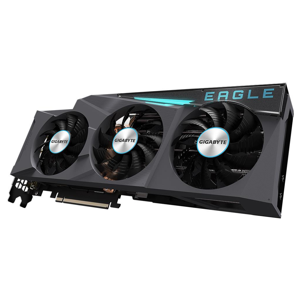 A large main feature product image of Gigabyte GeForce RTX 3080 Eagle 12GB GDDR6X