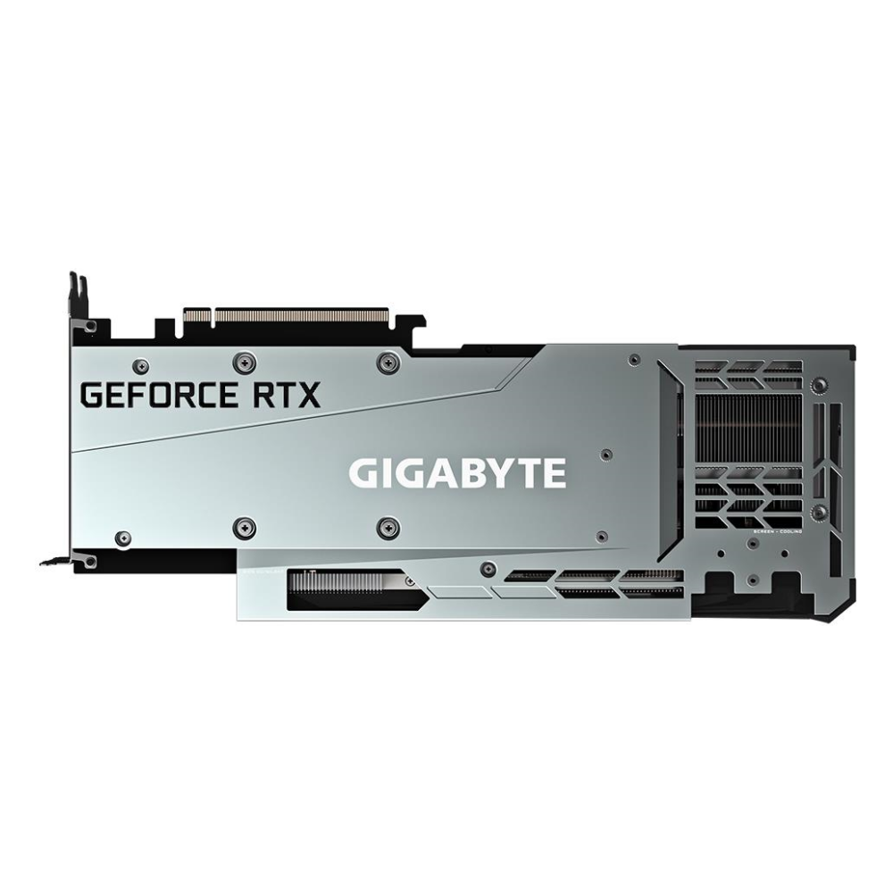 A large main feature product image of Gigabyte GeForce RTX 3080 Gaming OC 12GB GDDR6