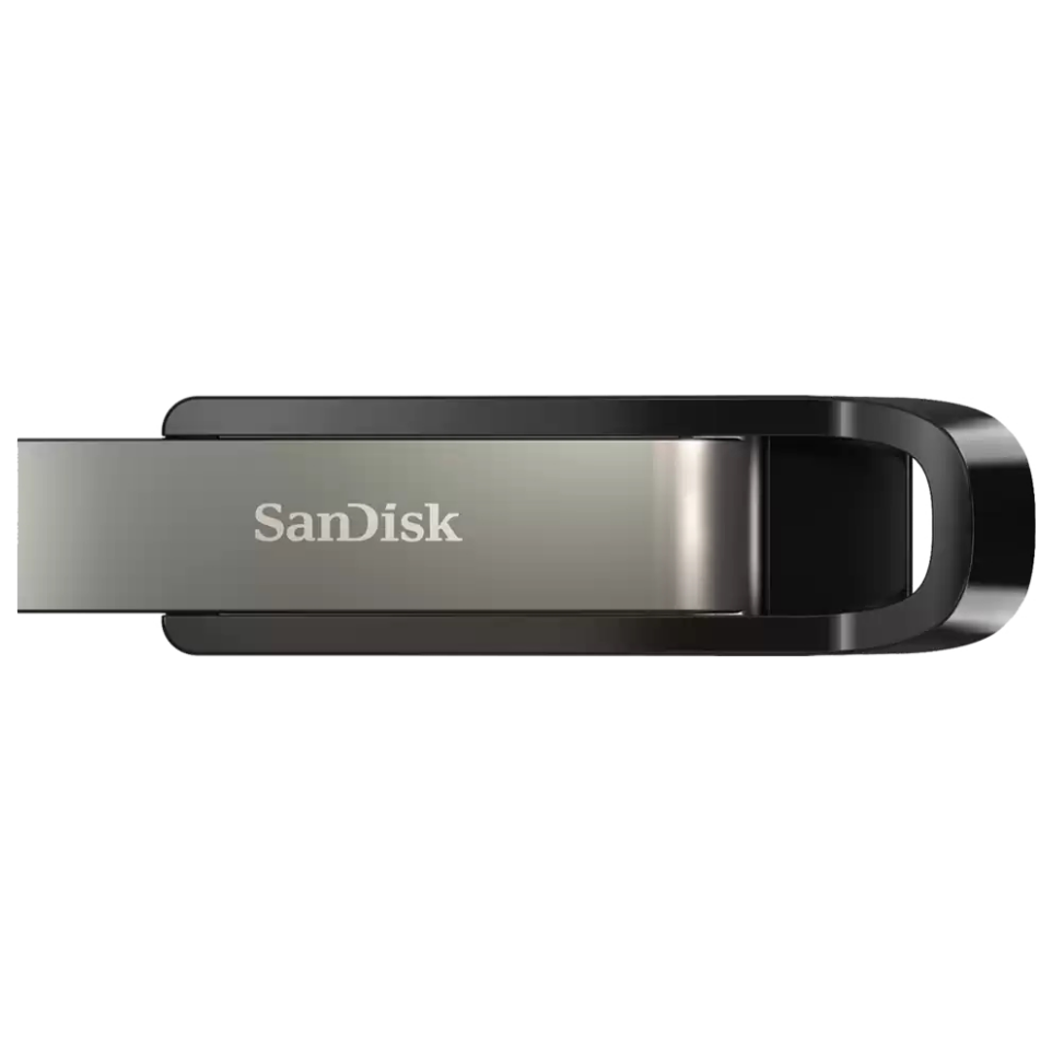 A large main feature product image of SanDisk Extreme GO 64GB USB 3.2 Gen 1 Type-A Flash Drive