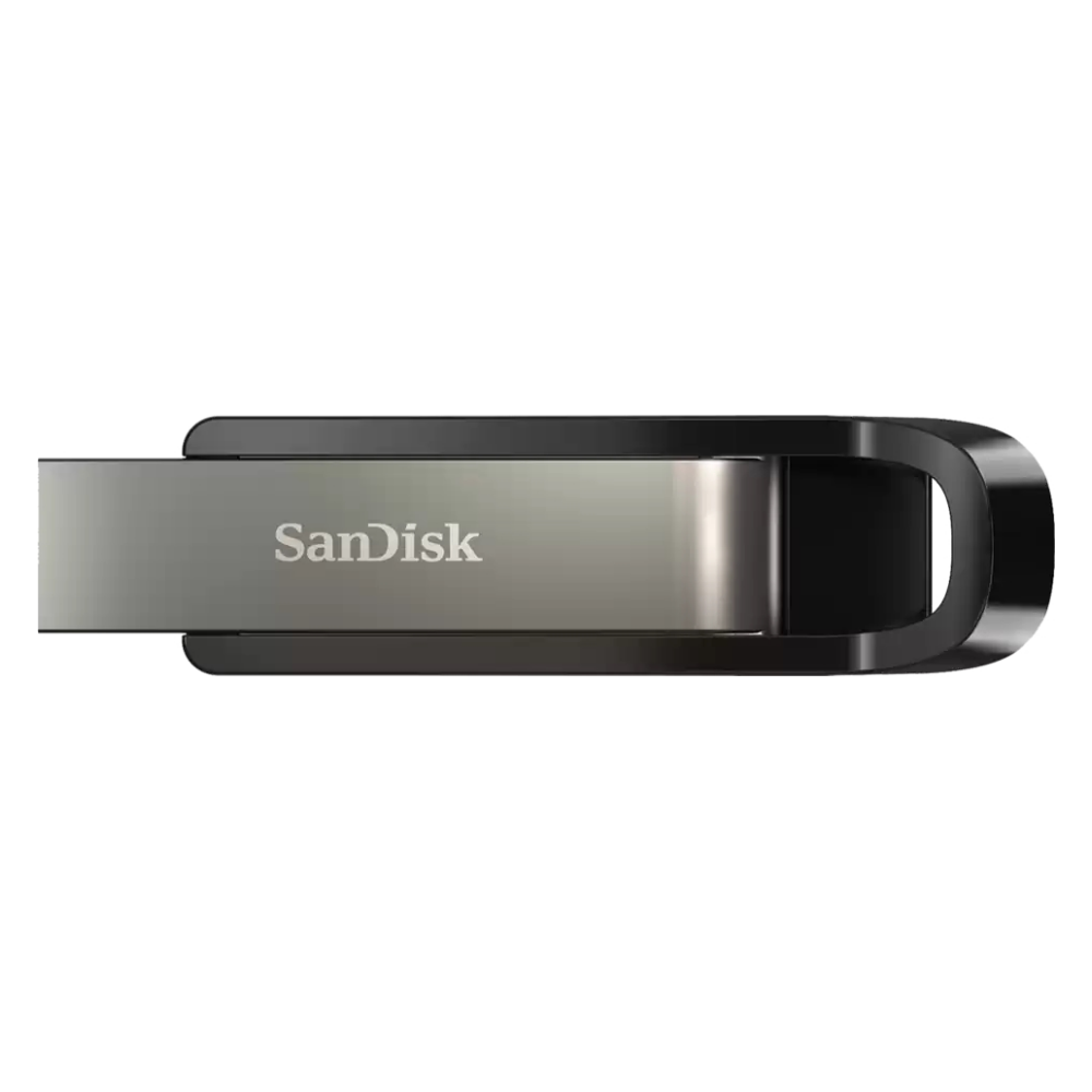 A large main feature product image of SanDisk Extreme GO 64GB USB 3.2 Gen 1 Type-A Flash Drive