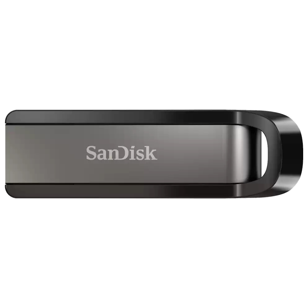 A large main feature product image of SanDisk Extreme GO 128GB USB3.2 Flash Drive
