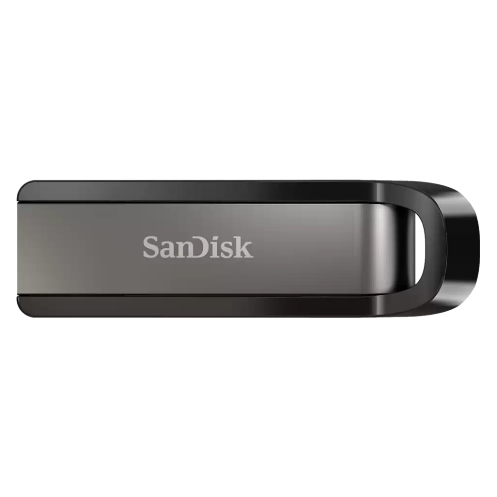 A large main feature product image of SanDisk Extreme GO 256GB USB3.2 Flash Drive