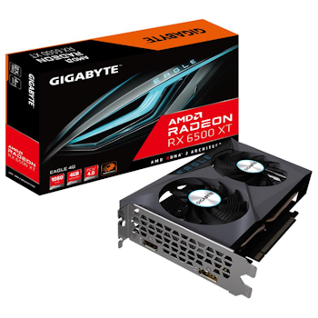 Product image of Gigabyte Radeon RX 6500 XT Eagle 4GB GDDR6 - Click for product page of Gigabyte Radeon RX 6500 XT Eagle 4GB GDDR6