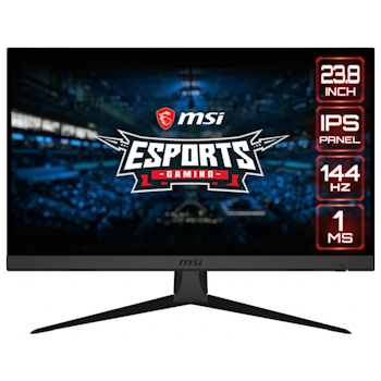 Product image of MSI Optix G242 23.8" FHD Adaptive-Sync 144Hz 1MS IPS W-LED Gaming Monitor - Click for product page of MSI Optix G242 23.8" FHD Adaptive-Sync 144Hz 1MS IPS W-LED Gaming Monitor