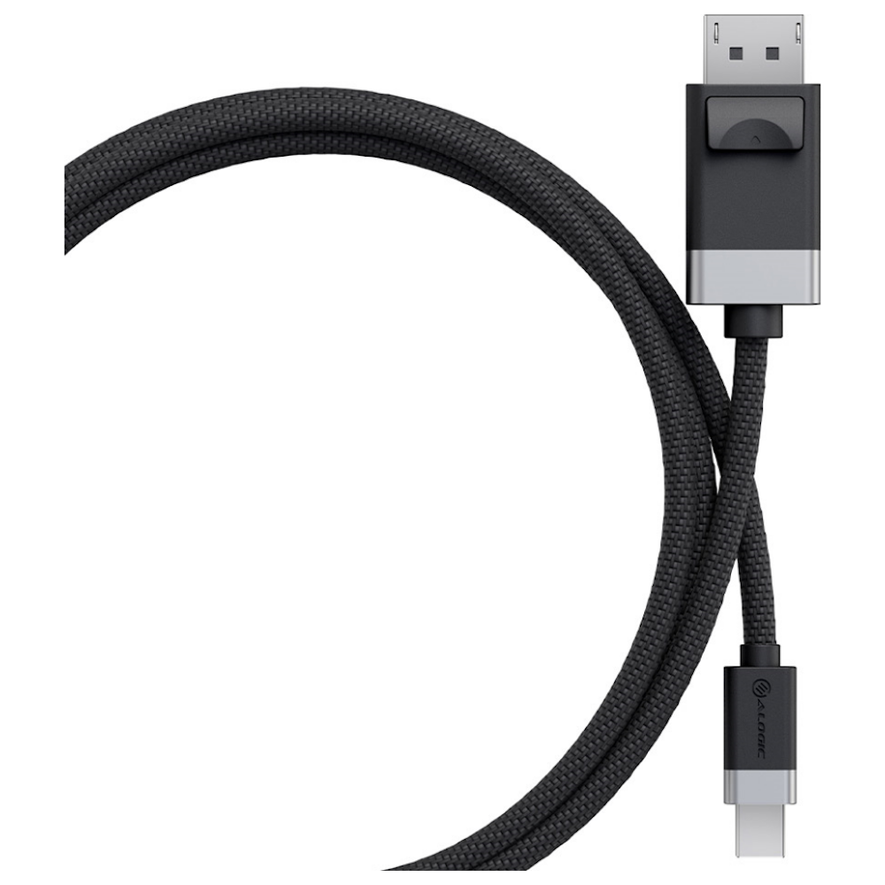 A large main feature product image of ALOGIC Fusion 8K Mini DisplayPort to DisplayPort V1.4 Cable - 2m