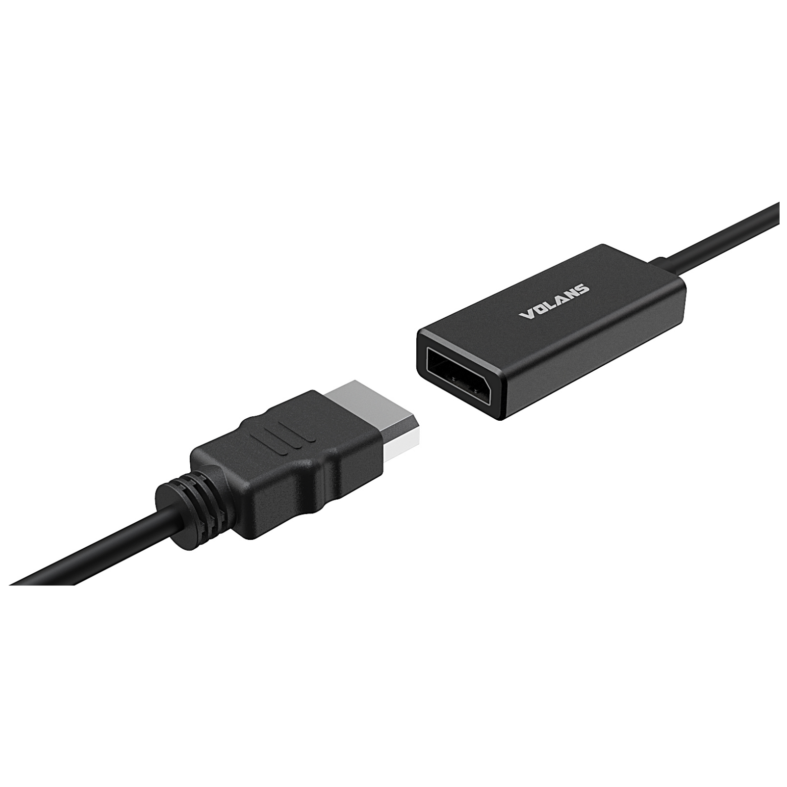 A large main feature product image of Volans UCDP-S Aluminium USB Type-C to DisplayPort Adapter