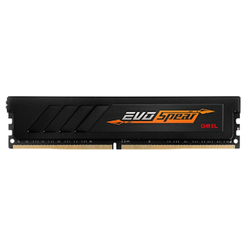 Product image of GeIL 16GB Single (1x16GB) DDR4 EVO SPEAR C22 3200MHz - Black - Click for product page of GeIL 16GB Single (1x16GB) DDR4 EVO SPEAR C22 3200MHz - Black