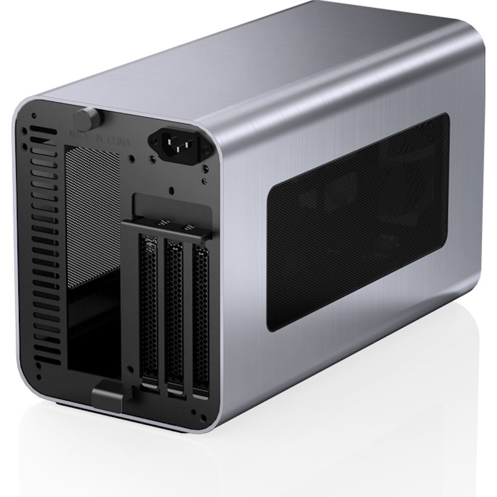 A large main feature product image of Jonsbo V11 Mini Tower Case Silver