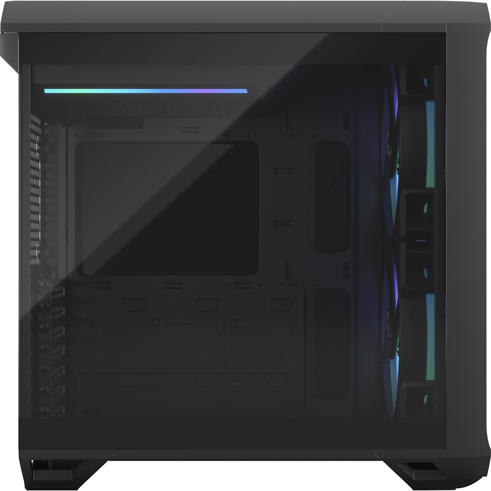 A large main feature product image of Fractal Design Torrent Compact RGB TG Light Tint Mid Tower Case (Black)