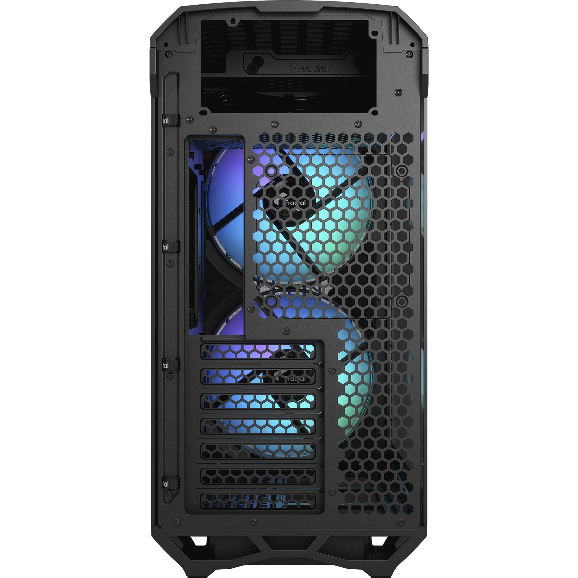 A large main feature product image of Fractal Design Torrent Compact RGB TG Light Tint Mid Tower Case (Black)