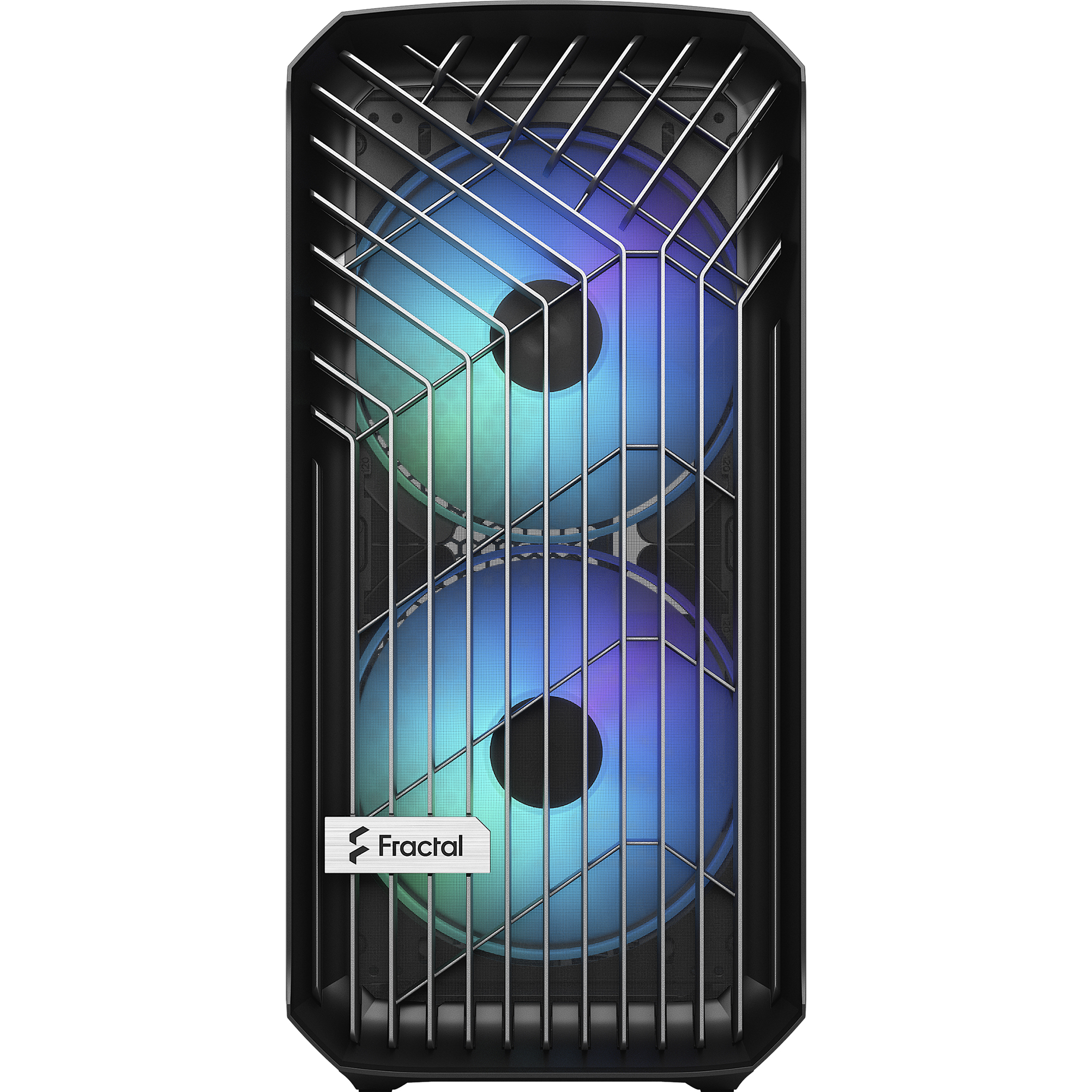 A large main feature product image of Fractal Design Torrent Compact RGB TG Light Tint Mid Tower Case (Black)