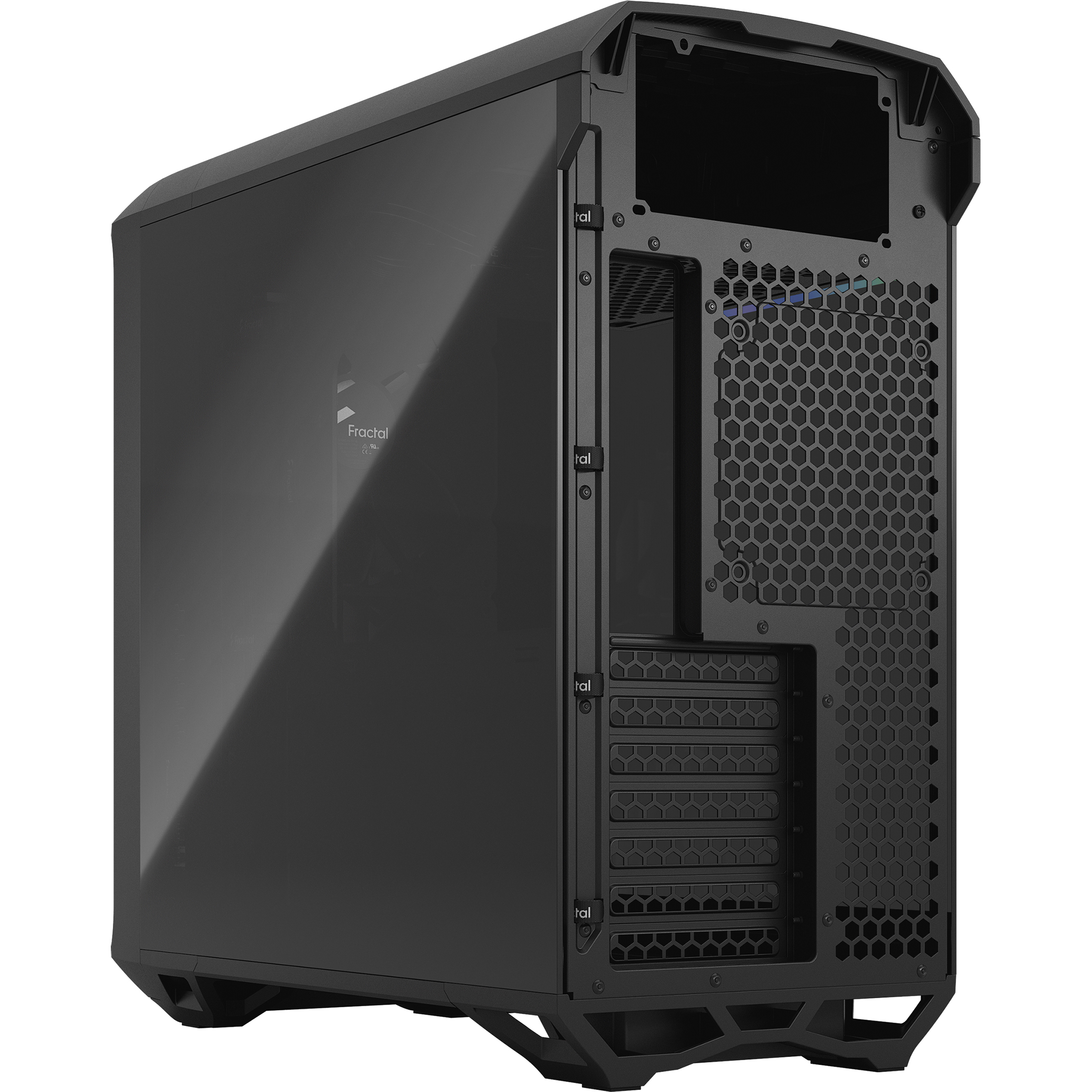 A large main feature product image of Fractal Design Torrent Compact TG Dark Tint Mid Tower Case (Black)