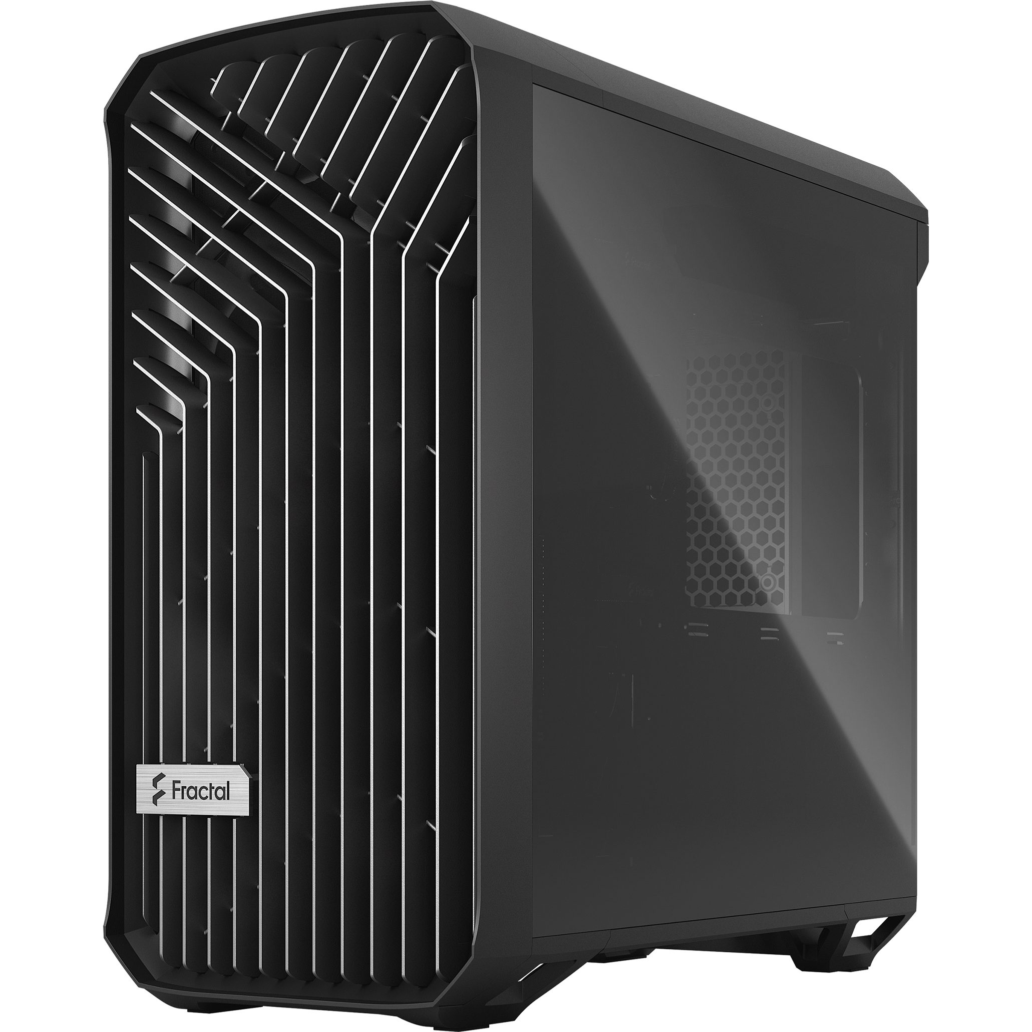 A large main feature product image of Fractal Design Torrent Compact TG Dark Tint Mid Tower Case (Black)