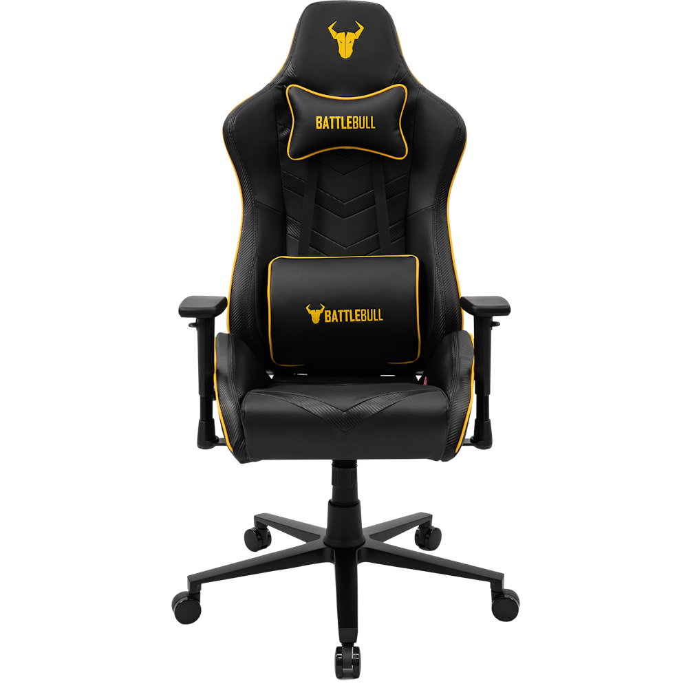 A large main feature product image of BattleBull Diversion Gaming Chair - Black/Amber