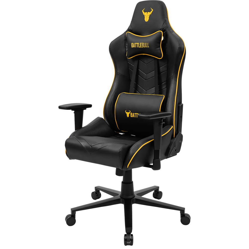 A large main feature product image of BattleBull Diversion Gaming Chair - Black/Amber