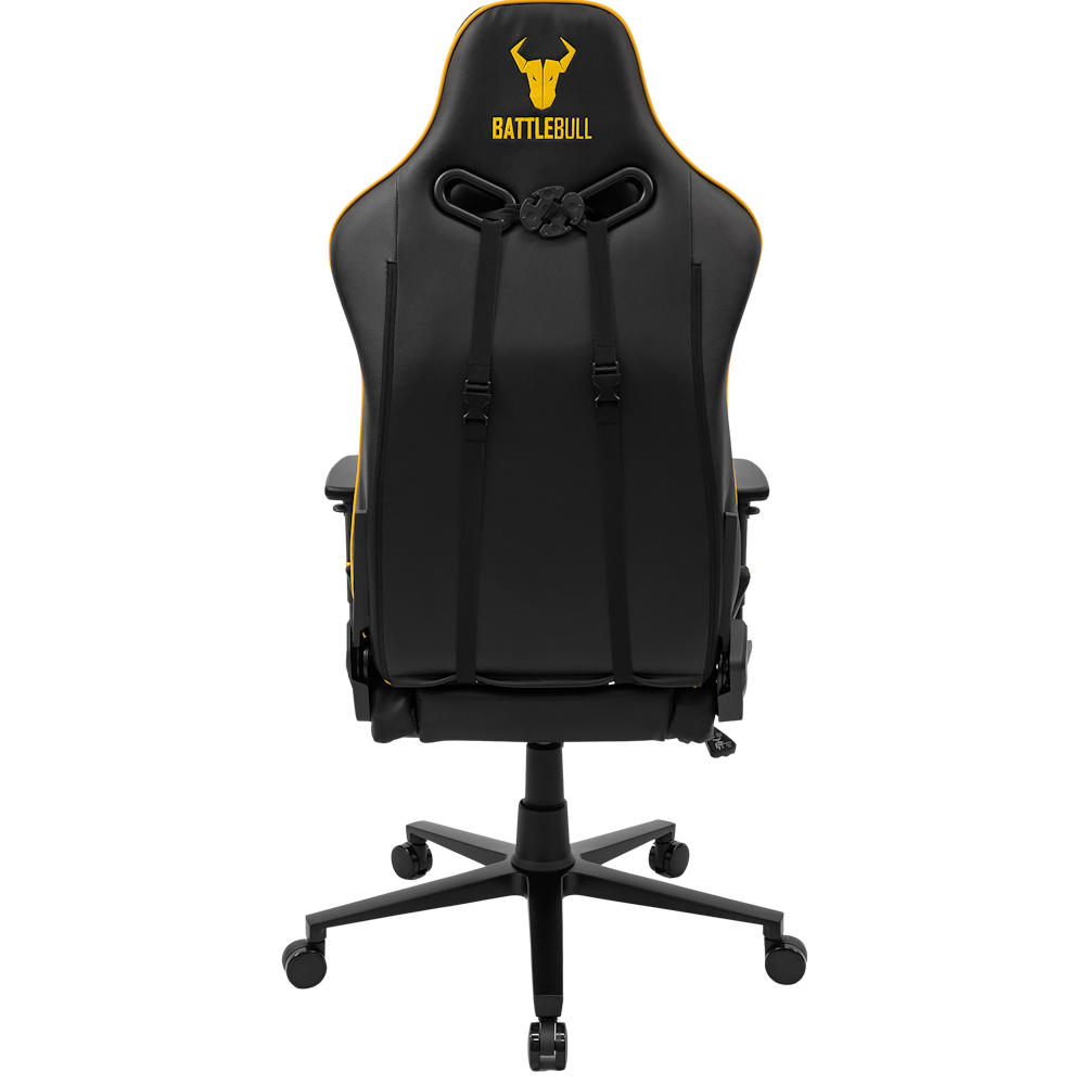 A large main feature product image of BattleBull Diversion Gaming Chair - Black/Amber