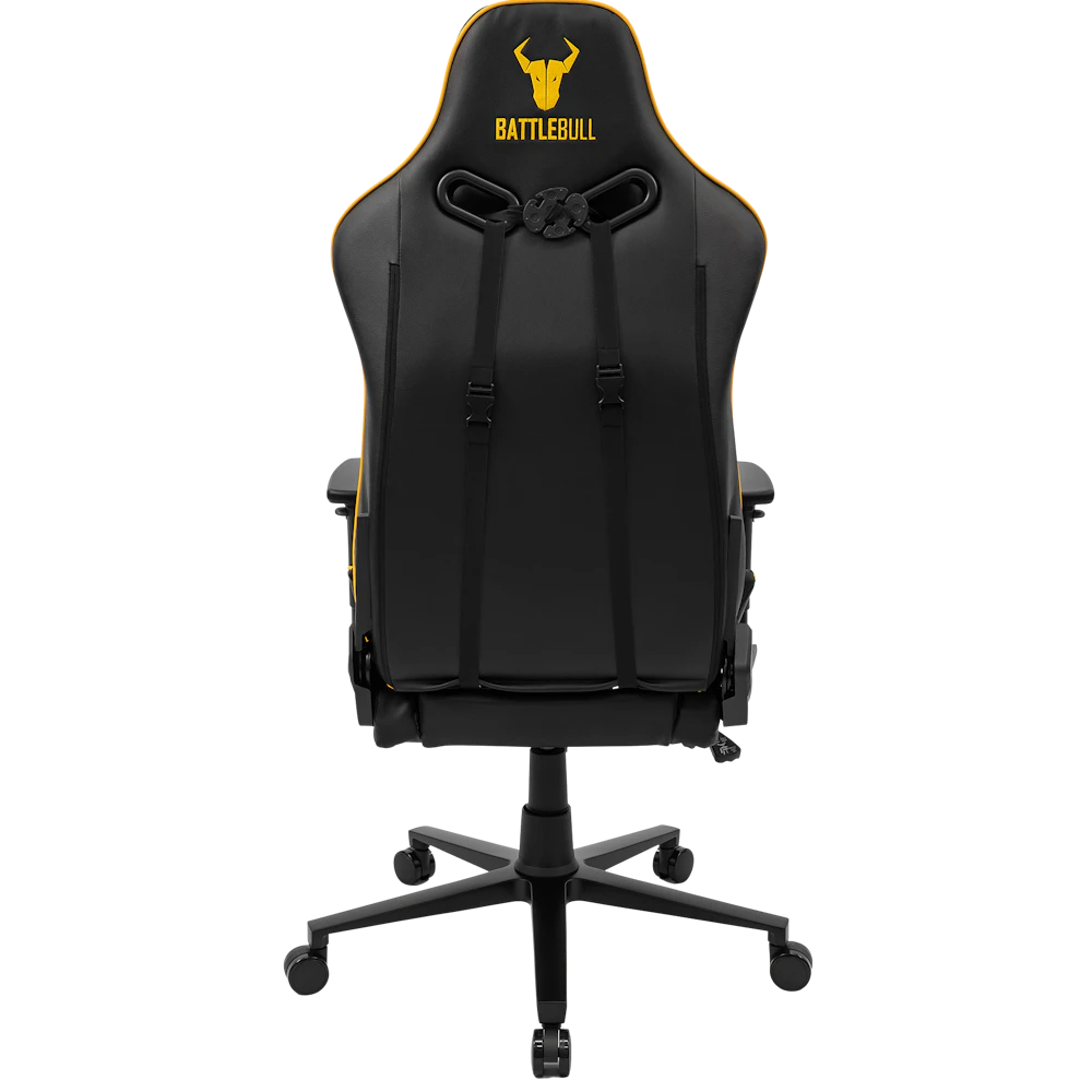 A large main feature product image of BattleBull Diversion Gaming Chair - Black/Amber