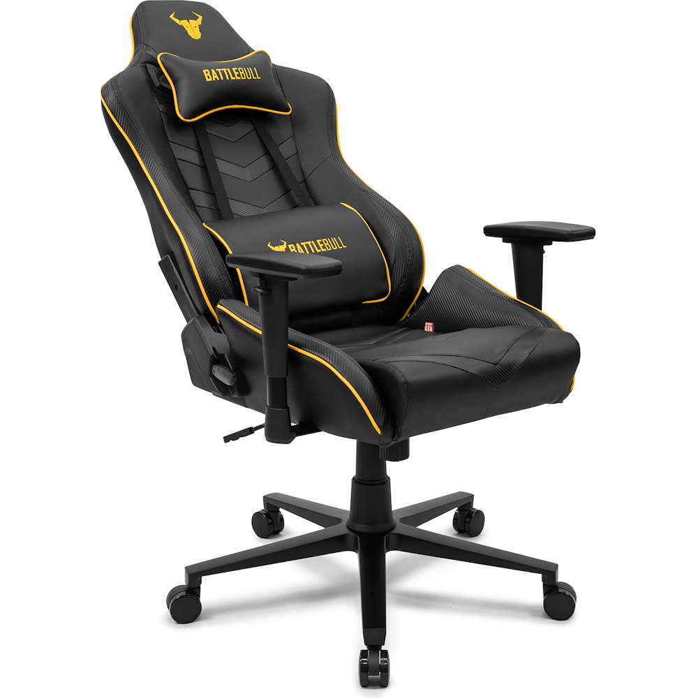 A large main feature product image of BattleBull Diversion Gaming Chair - Black/Amber