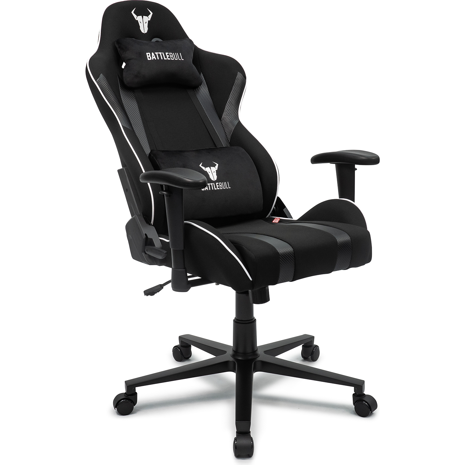 A large main feature product image of BattleBull Tyro Gaming Chair - Black/Black