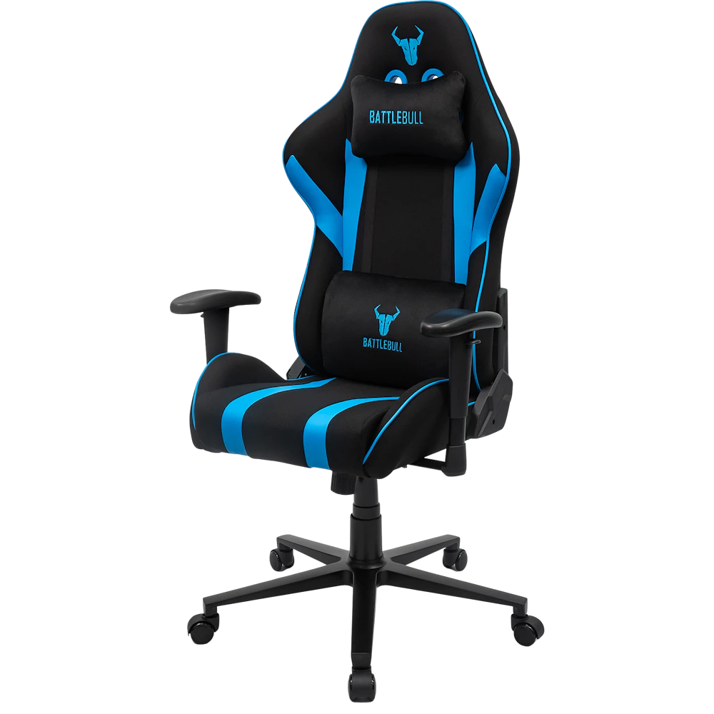 A large main feature product image of BattleBull Tyro Gaming Chair - Black/Blue